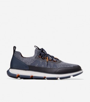 Cole Haan 4.Zerøgrand Men Sneakers Blue | 716853-CLR