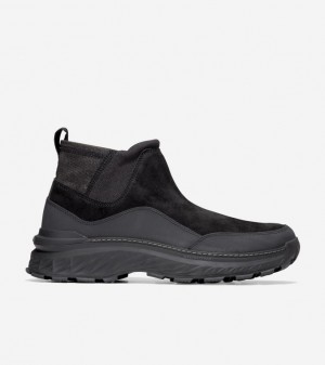 Cole Haan 5.Zerøgrand Explore Chelsea Men Boots Black | 847256-QZW