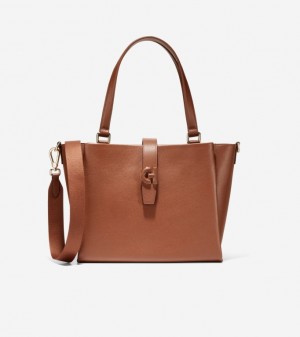 Cole Haan Essential Carry-all Women Bags Brown | 678431-ZDN