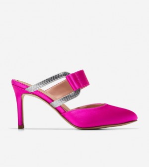 Cole Haan Gabbie Jewel Mule Women Heels Pink | 967310-EGK