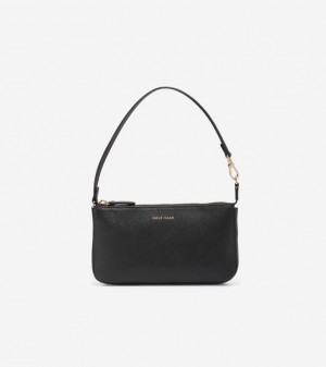 Cole Haan Go Anywhere Wristlet Women Bags Black | 145963-EJH