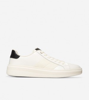 Cole Haan Grand Crosscourt Premier Men Sneakers White / Black | 316807-XIC