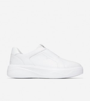 Cole Haan Grandprø Demi Slip-on Women Sneakers White | 481759-XRG