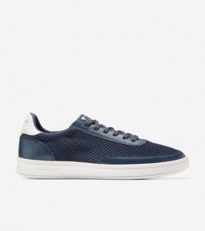 Cole Haan Grandprø Leisure ™ Men Sneakers Navy / White | 781429-GNQ