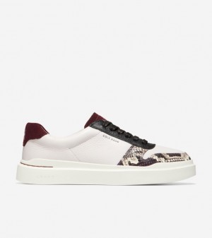 Cole Haan Grandprø Rally Court Sneakers Women Sneakers Snake / Black Dark Red | 807316-NAE