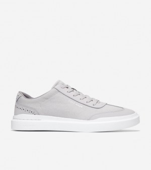 Cole Haan Grandprø Rally T-toe Men Sneakers White | 165427-QRK