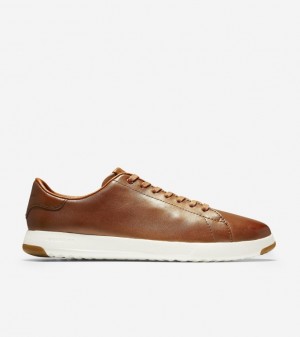 Cole Haan Grandprø Tennis Men Sneakers Woodbury Handstain | 632784-JNX