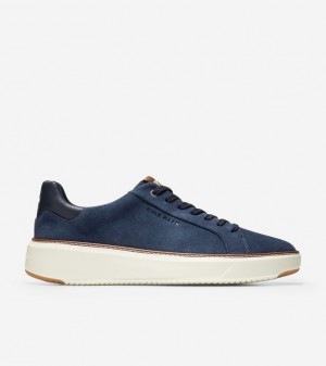 Cole Haan Grandprø Topspin Men Sneakers Navy | 718203-ANG