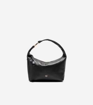 Cole Haan Mini Hobo Women Bags Black | 520394-SPJ