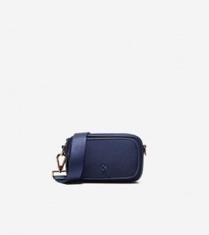 Cole Haan Neoprene Transit Women Wallets Blue | 024657-GOW