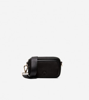 Cole Haan Neoprene Transit Women Wallets Black | 630891-PFW