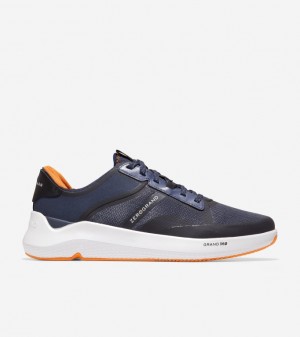 Cole Haan Zerøgrand Winner Tennis Men Sneakers Blue | 683205-TDS