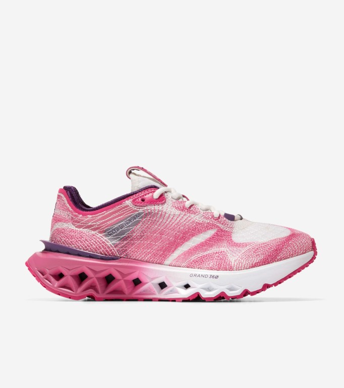 Cole Haan 5.Zerøgrand Embrostitch Women Running Shoes Pink / White | 726385-ASG