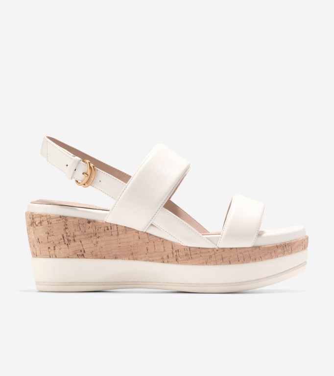 Cole Haan Aislin Women Sandals White / Beige | 670539-EYD