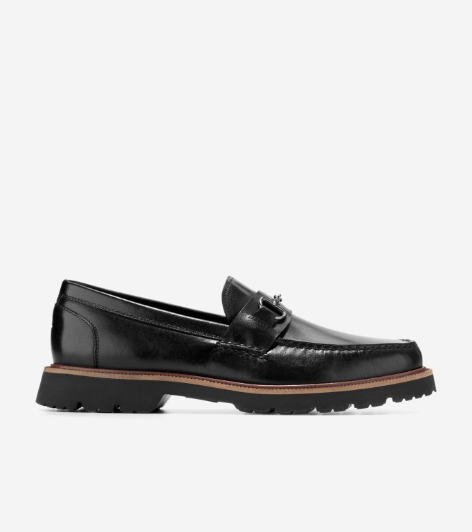 Cole Haan American Classics Bit Men Loafers Black | 450982-TRC