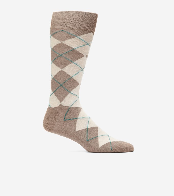 Cole Haan Crew Men Socks Brown | 617938-RHI