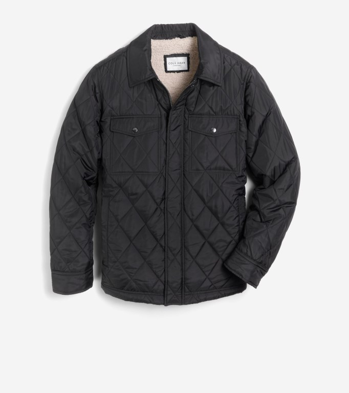 Cole Haan Diamond Quilted Men Jacket Black | 935067-GBY