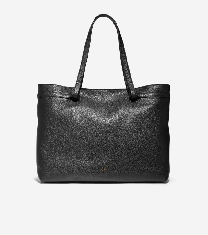 Cole Haan Essential Soft Women Tote Bags Black | 206418-LJQ