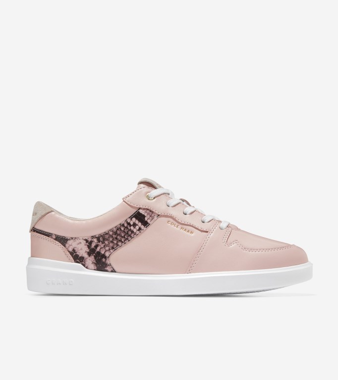 Cole Haan Grand Crosscourt Modern Tennis Women Sneakers Coral | 034715-TUL