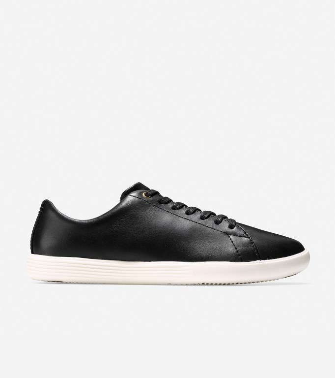 Cole Haan Grand Crosscourt Women Sneakers Black / White | 250846-BWE