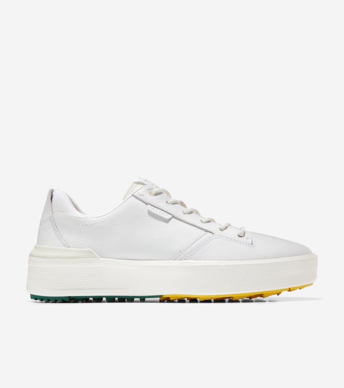 Cole Haan Grandprø Crew Men Golf Shoes White | 914387-IFN