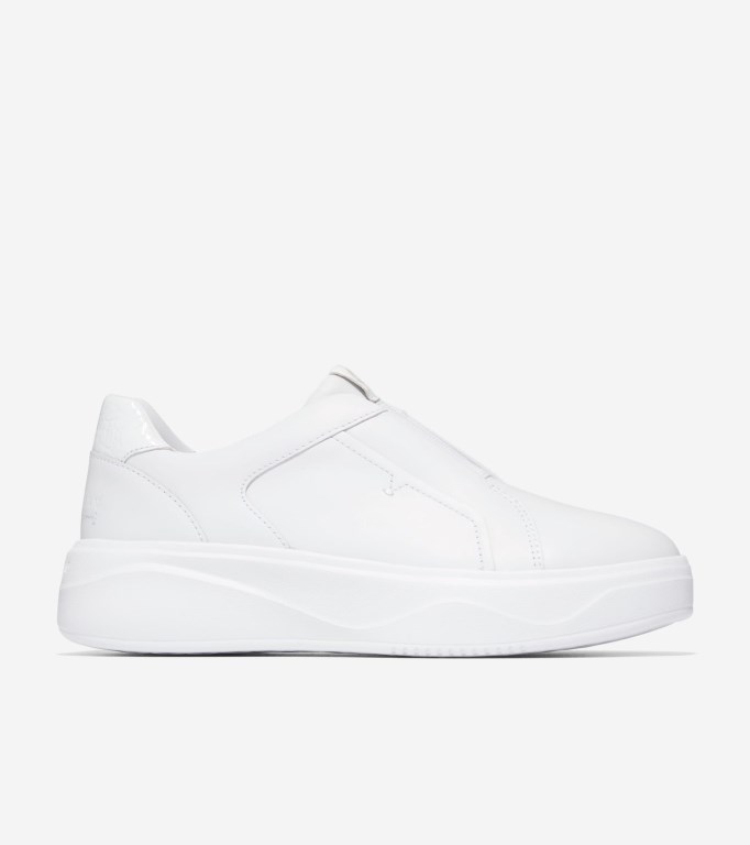 Cole Haan Grandprø Demi Slip-on Women Sneakers White | 481759-XRG