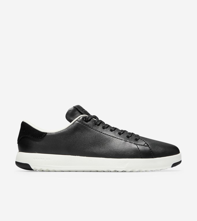 Cole Haan Grandprø Tennis Women Sneakers Black / White | 826317-UQZ