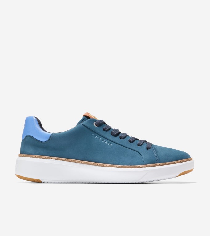 Cole Haan Grandprø Topspin Men Sneakers Blue Turquoise / White | 627058-HTB