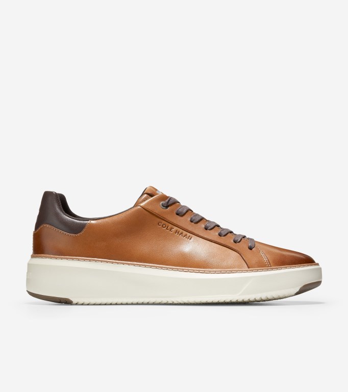 Cole Haan Grandprø Topspin Men Sneakers Brown | 510924-JRT