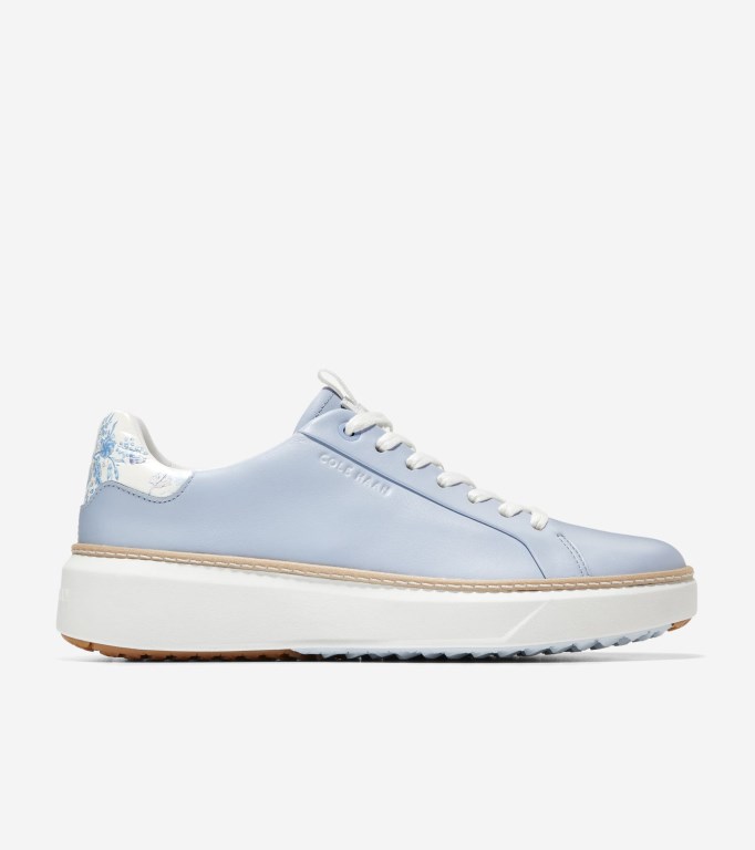 Cole Haan Grandprø Topspin Women Golf Shoes Grey / White | 574120-LAI