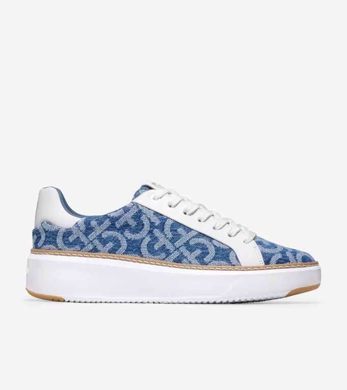 Cole Haan Grandprø Topspin Women Sneakers Blue / White | 361459-HKG