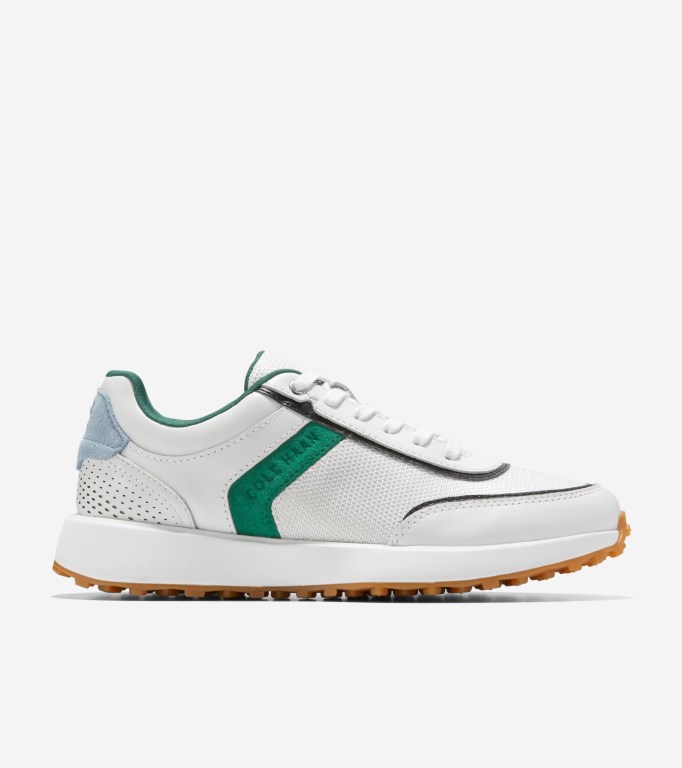 Cole Haan Grandprø Wellesley Runner Women Sneakers White / Green / Black / Blue | 924785-EBL