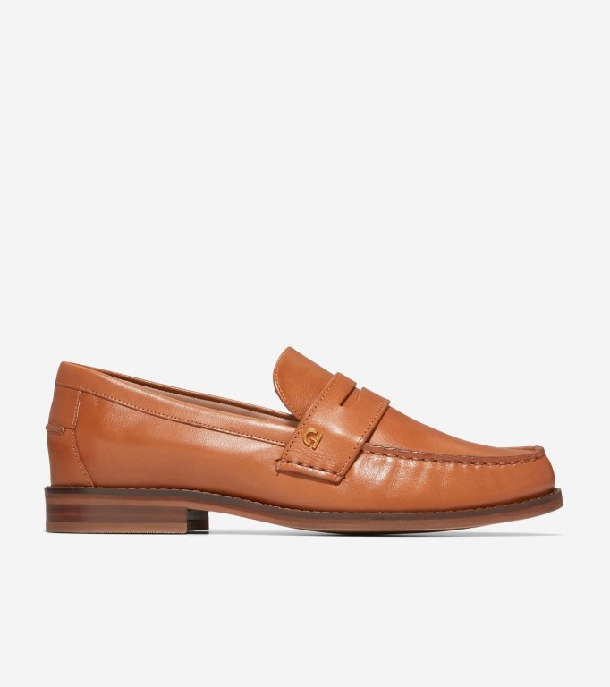 Cole Haan Lux Pinch Women Penny Loafer Pecan | 725491-GUA