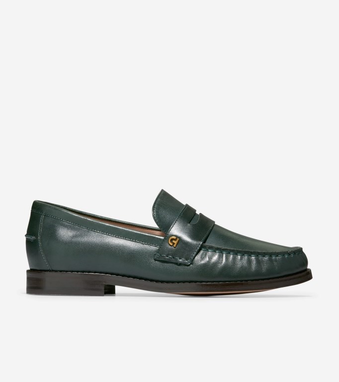 Cole Haan Lux Pinch Women Penny Loafer Scarab | 637140-SRY