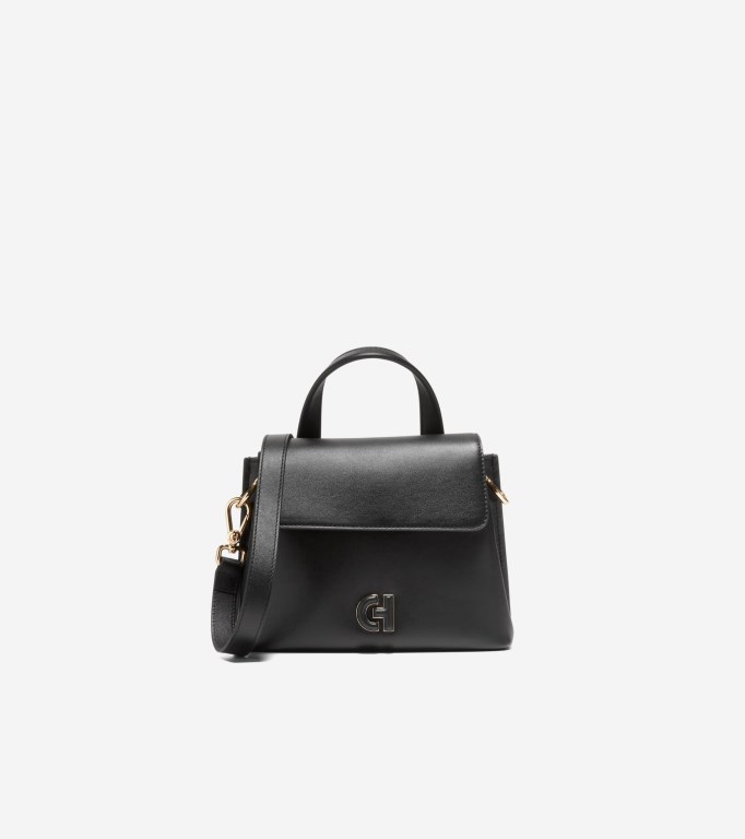 Cole Haan Mini Collective Satchel Women Bags Black | 925836-HFI