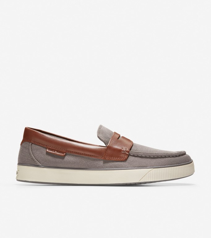 Cole Haan Nantucket Men Penny Loafer Grey | 051973-FXA