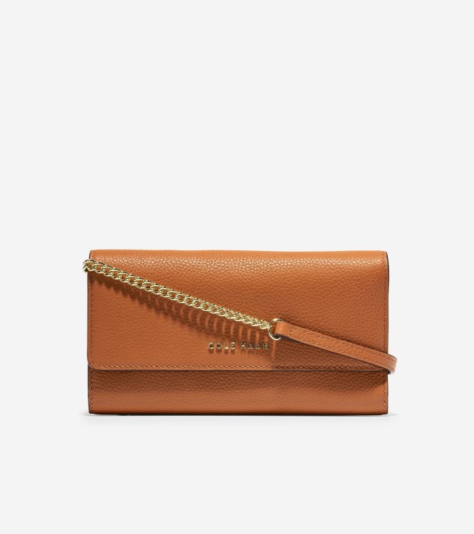 Cole Haan On A Chain Women Wallets Brown | 652148-PFU