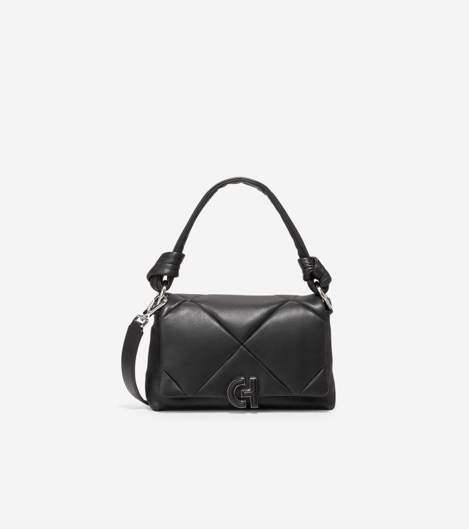 Cole Haan Quilted Shoulder Women Bags Black | 976425-KYR