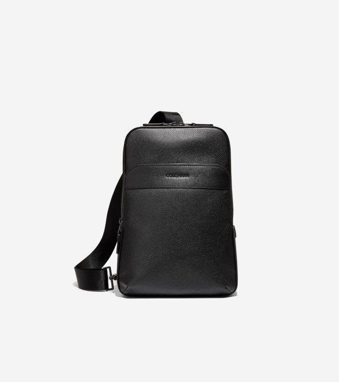 Cole Haan Triboro Sling Men Bags Black | 284756-WYZ