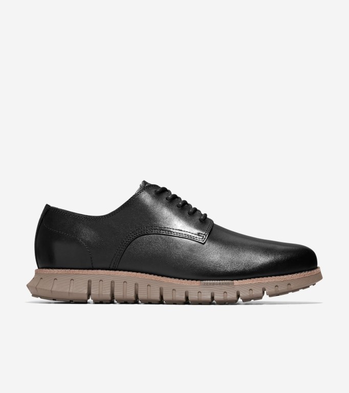 Cole Haan Zerøgrand Remastered Plain Toe Men Oxford Shoes Black / Coffee | 138650-MRP