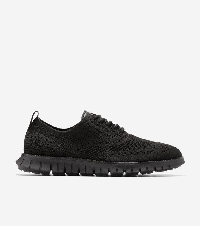 Cole Haan Zerøgrand Remastered Stitchlite ™ Wingtip Men Oxford Shoes Black | 953718-TZB