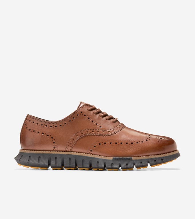 Cole Haan Zerøgrand Remastered Wingtip Men Oxford Shoes Brown | 489753-XCJ