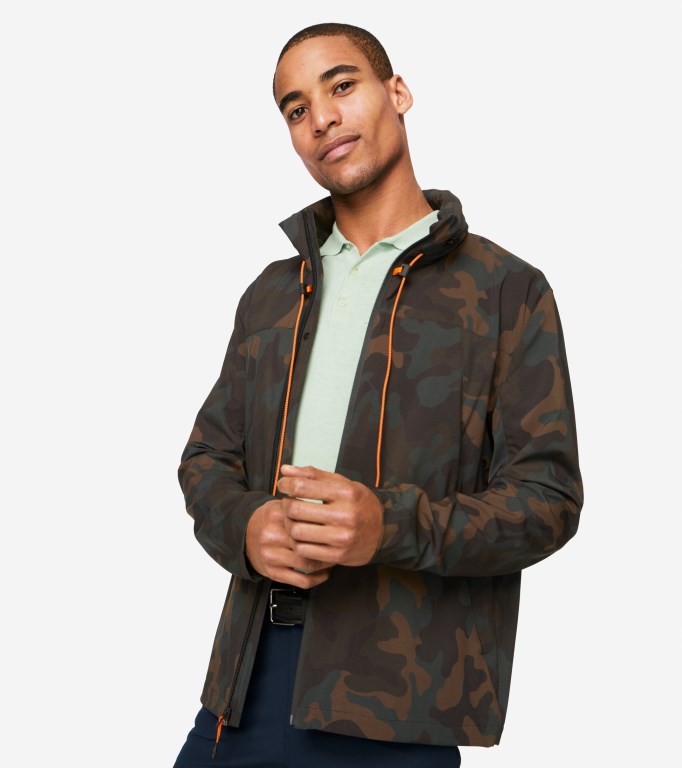 Cole Haan Zerøgrand Training Men Jacket Black Camo | 180675-RNF