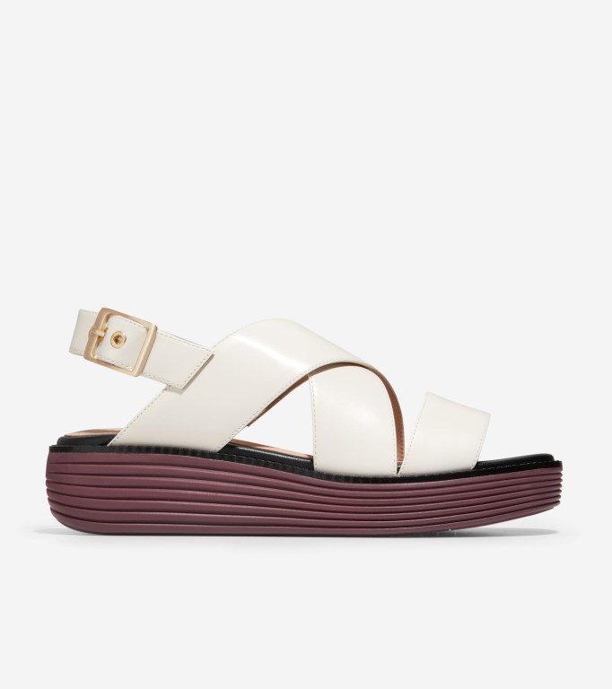 Cole Haan Øriginalgrand Platform Women Sandals White | 439056-XLG