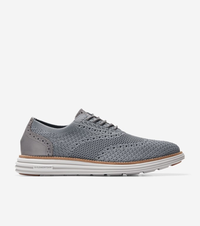 Cole Haan Øriginalgrand Remastered Stitchlite ™ Men Oxford Shoes Grey | 415380-EBY